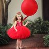 Cupcake Ruffles Pageant Red Dress 10415