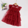 Layers Red Star Tulle Fancy Frock 11806