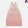 FF Knitted Face Pink LB Cut Open Dungaree 9015