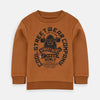 ORC Cool Street Wear Brown Fleece Sweatshirt 8775