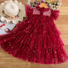 Layers Red Star Tulle Fancy Frock 11806