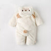 White Bear Rayon Fur Romper Suit #11551 A