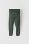 ZR Zip Pocket Green Ottoman Trouser 9836