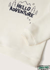 MN G Adventure White Fleece Sweatshirt 11310