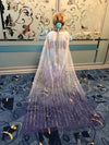 Frozen Blue Fairy Frock with Long Tail 11808