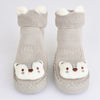 XBR Koala Grey Comfortable Socks Booties 5493