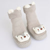 XBR Koala Grey Comfortable Socks Booties 5493