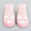 XBR Face Pink Comfortable Socks Booties 5502