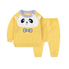 DONG Panda Mustard Knitted Winter 2 Piece Suit 9638