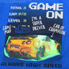 Game on Car Royal Blue Shirt 7436