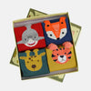 CRM Character Lion Kids 4 Socks Box 7495