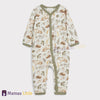 NEWB Monstret Jungle Organic Cotton Full Length Bodysuit Jumpsuit 10970