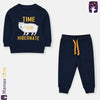 ML Time to Go Hibernate Navy Terry Track Suit 9805