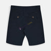 Thread B Navy Blue Cotton Shorts 8344