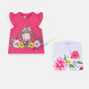 CHCO Girl Flower Pink 2 Piece Set 8361