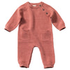 ALANA Brick Red 2 Pockets Knitted Bodysuit Romper Onesies 11596