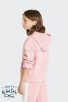 Tenth College Team Pink Super Soft Fleece Zipper Hoodie 11157