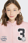 Tenth College Team Pink Super Soft Fleece Zipper Hoodie 11157