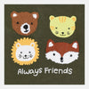 ZR Always Friends Green Terry Sweatshirt 9665