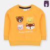 ZR Always Friends Yellow Orange Terry Sweatshirt 9666