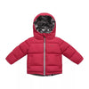 Camouflaged Red Dual sided Hooded Puffer Jacket 10749