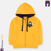 ML Space Blast Yellow Zipper Heavy Fleece Hoodie 9868