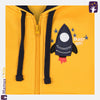 ML Space Blast Yellow Zipper Heavy Fleece Hoodie 9868