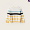 FF Yellow Multicolor Lining Knitted Sweater 10014