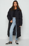 Another Influence UK Neck long line Puffer Jacket W139