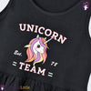 HM Unicorn Team Black Frock 10157