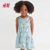 HM Unicorn Blue Jersey Frock 10628