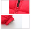 Kashmere Loaded Fur Dualside wear Red Hooded Puffer Jacket 8879