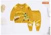 DONG Dino Roar Mustard Knitted Winter 2 Piece Suit 9647