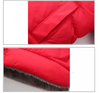 Kashmere Loaded Fur Dualside wear Red Hooded Puffer Jacket 8879