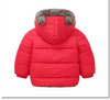 Kashmere Loaded Fur Dualside wear Red Hooded Puffer Jacket 8879