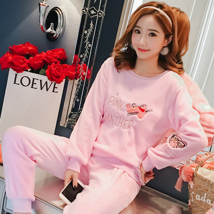 Fur loungewear set hot sale