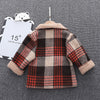 Orange Check Butter Fur Blazer Coat 11436