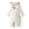 White Bear Rayon Fur Romper Suit #11551 A