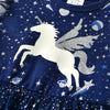 VKT Space Unicorn Snowy Navy Frock 8544