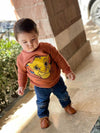 ML Lion King Brick Brown Terry Sweatshirt  9651