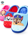 PW Patrol Blue Rubber Sole Warm Cotton Winter Slippers 4408