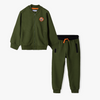 Olive Ottoman Dinosaur Zipper Tracksuit 11096