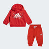 ADDS Sport Badge Graphic Jogger Red Terry Tracksuit 11169