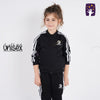 ADDS Striped New Logo Black Dry Fit Tracksuit 10037