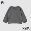 ZR Quilted Black Sweatshirt 11028