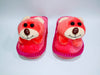 Baby Bear Pink Winter Rubber Sole Slipper 6271