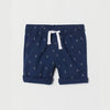 HM Dark Blue Anchor Cotton Shorts 8104