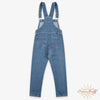 OKD Embosed Light Blue Full Length Denim Dungaree 11330