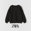 ZR Everything is a Choice Black Close Neck Sweatshirt 11174