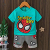 Spiderman Frozi 3 Quarter and Shirt Set 10711